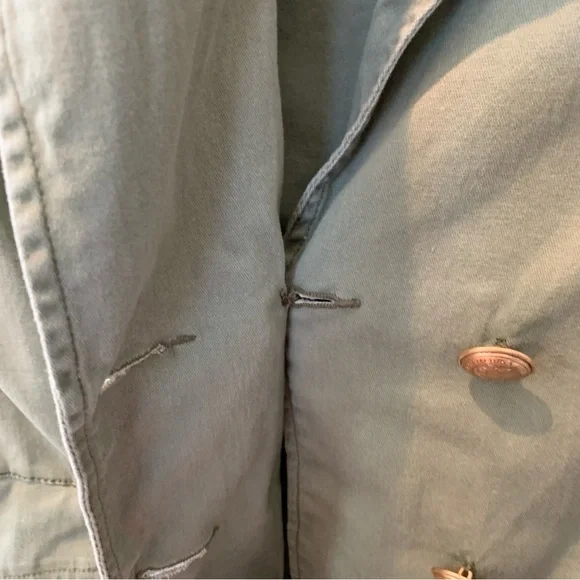 CAbi Green Sargent Military Jacket Style 326 Medium - Picture 14 of 16